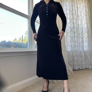 Minimalist  Velvet Dress